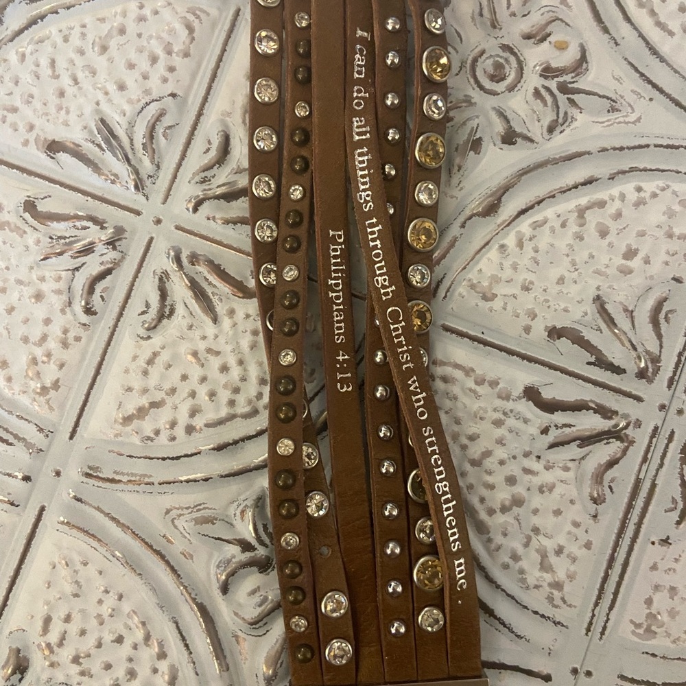 Good Works Leather Bracelet - Picture 2 of 6